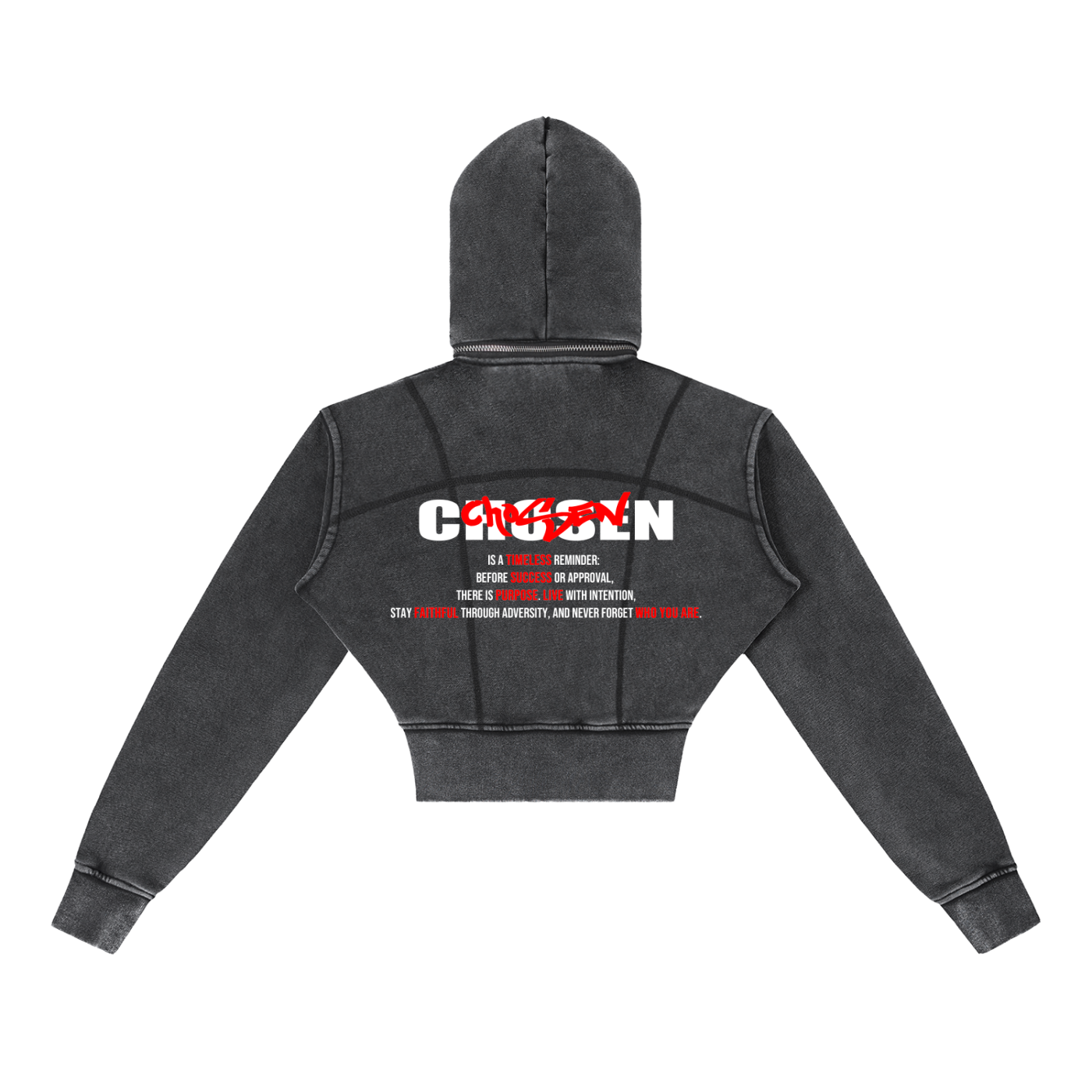 CHOSEN CROPPED HOODIE V2
