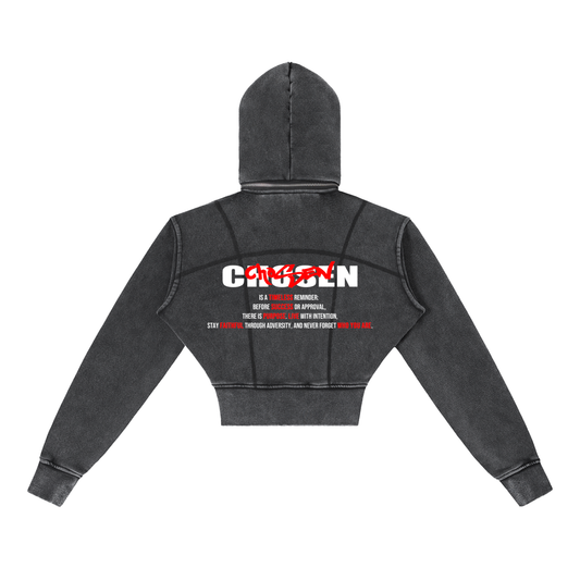 CHOSEN CROPPED HOODIE V2