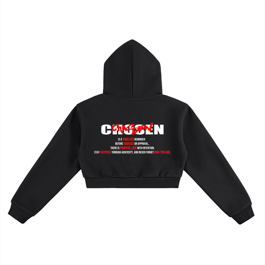 CHOSEN CROPPED HOODIE